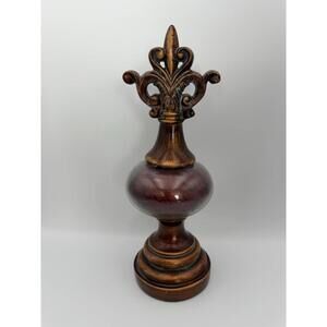 Vintage Fleur de Lis Tabletop Decorative Statue Home Decor